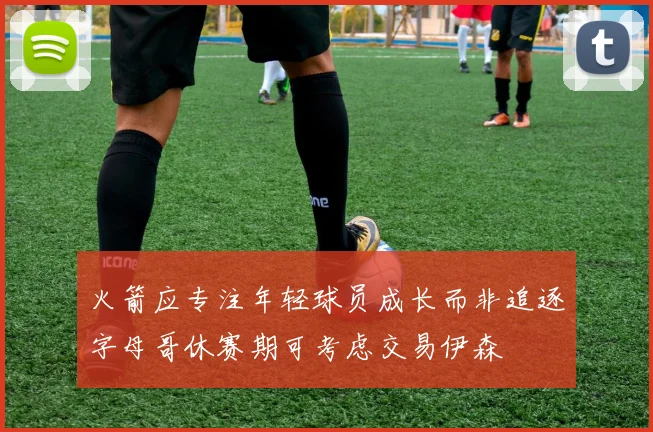 火箭应专注年轻球员成长而非追逐字母哥休赛期可考虑交易伊森